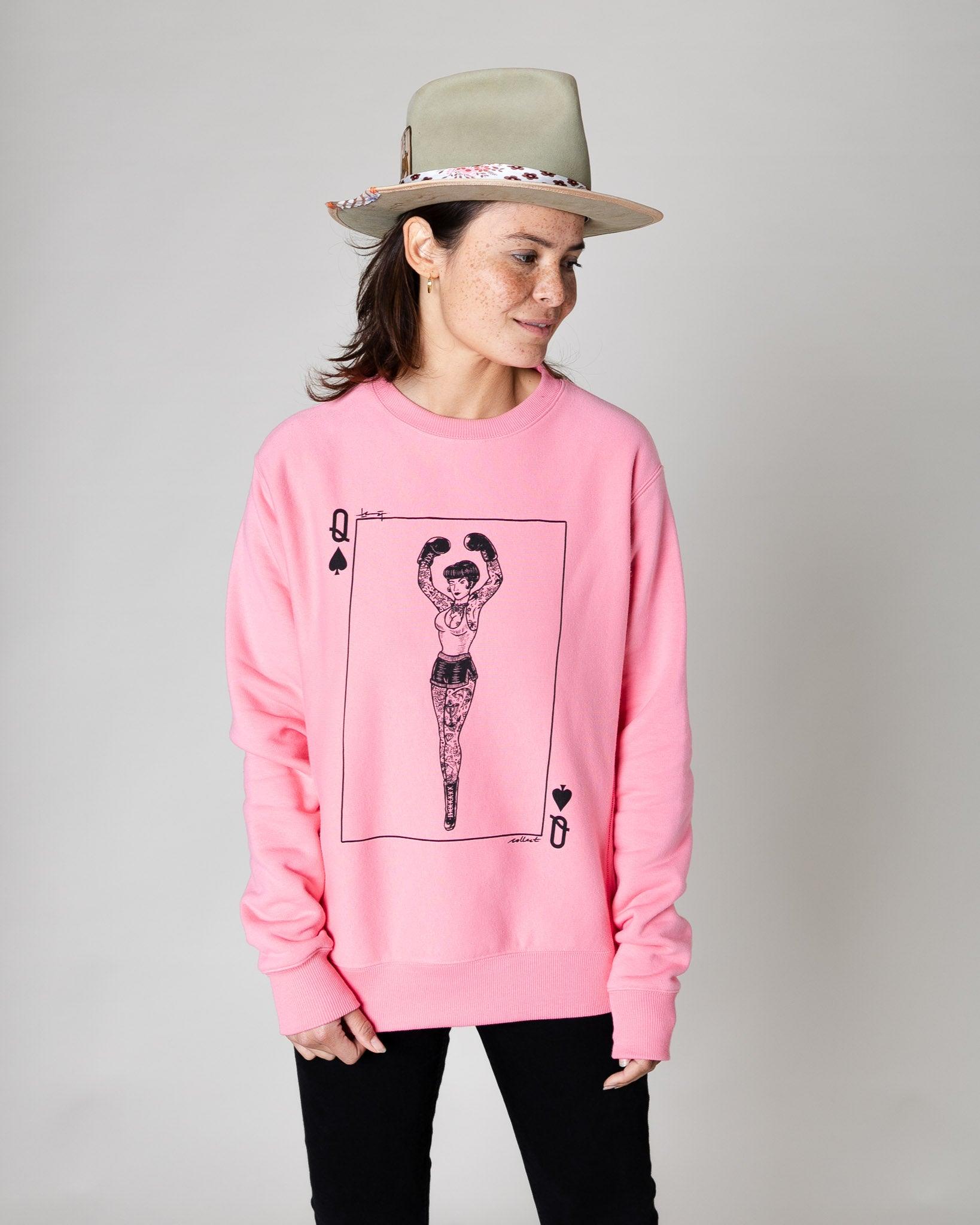 Boxing Queen Sweater Pink