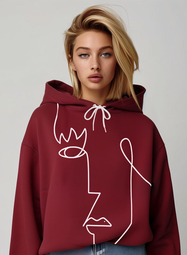 Vesper Hoodie Burgundy